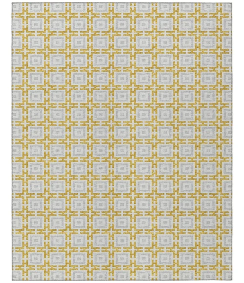Dalyn Indoor/Outdoor Marlo MO1 Gold Washable 10' x 14' Rug