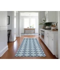 Dalyn Indoor/Outdoor Marlo MO1 Navy Washable 2'3" x 12' Rug