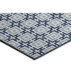 Dalyn Indoor/Outdoor Marlo MO1 Navy Washable 4' x 4' Rug