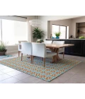 Dalyn Indoor/Outdoor Marlo MO1 Orange Washable 10' x 14' Rug