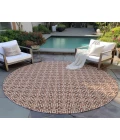 Dalyn Indoor/Outdoor Marlo MO1 Paprika Washable 4' x 4' Rug