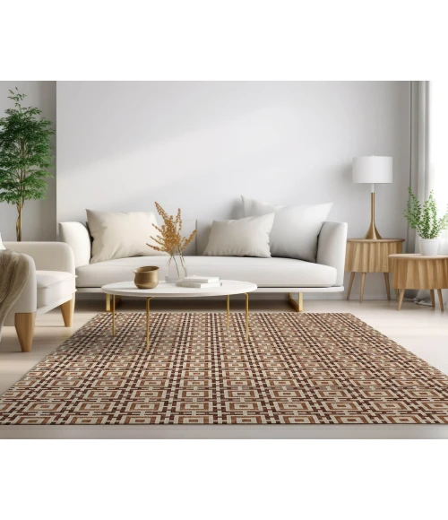 Dalyn Indoor/Outdoor Marlo MO1 Paprika Washable 10' x 14' Rug
