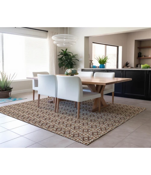 Dalyn Indoor/Outdoor Marlo MO1 Paprika Washable 10' x 14' Rug