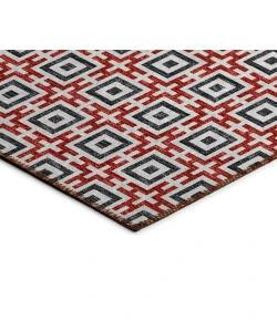 Dalyn Indoor/Outdoor Marlo MO1 Red Washable 1'8" x 2'6" Rug