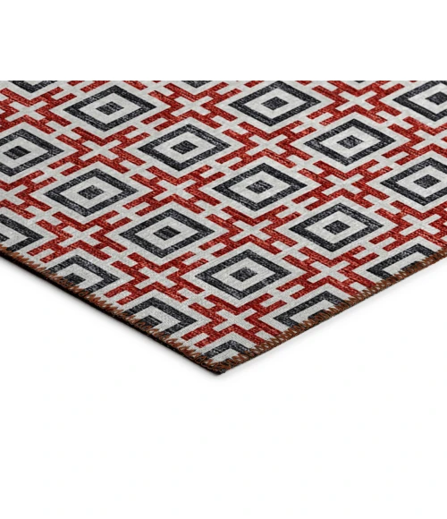 Dalyn Indoor/Outdoor Marlo MO1 Red Washable 1'8" x 2'6" Rug