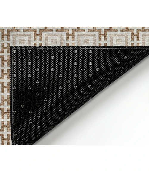 Dalyn Indoor/Outdoor Marlo MO1 Taupe Washable 4' x 4' Rug