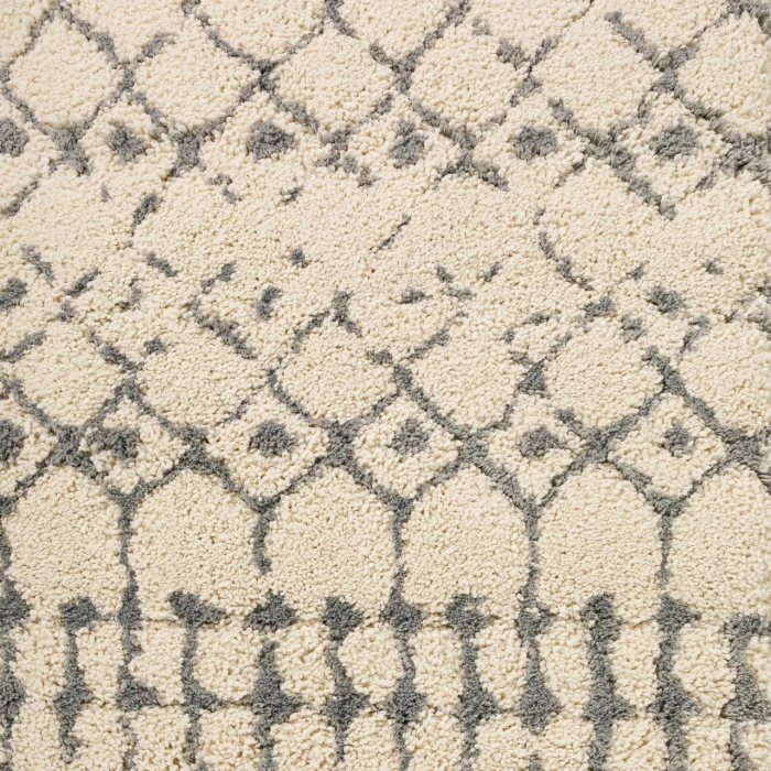 Dalyn Marquee MQ2 Ivory / Metal Area Rug 8 ft. X 10 ft. Rectangle