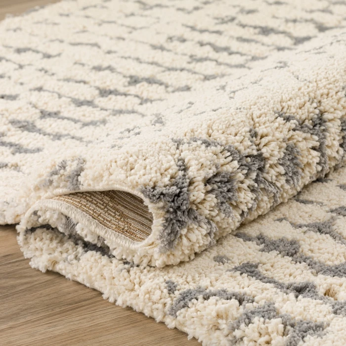 Dalyn Marquee MQ2 Ivory / Metal Area Rug 8 ft. X 10 ft. Rectangle