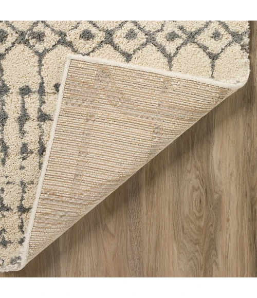 Dalyn Marquee MQ2 Ivory / Metal Area Rug 8 ft. X 10 ft. Rectangle