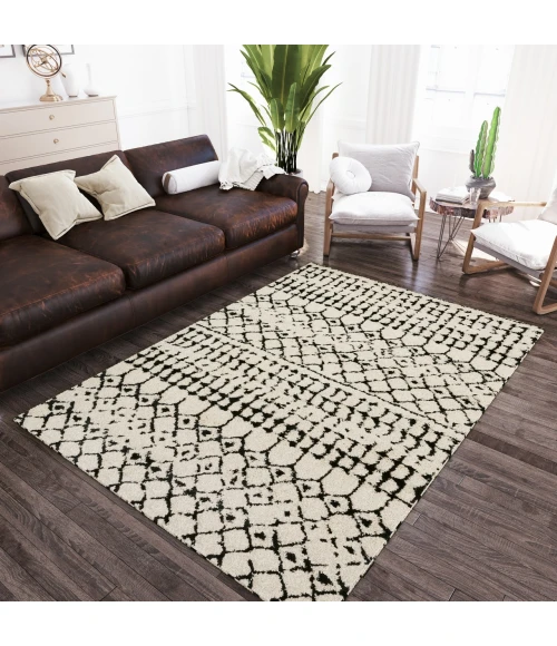 Dalyn Marquee MQ2 Iv / Midnight Area Rug 8 ft. X 10 ft. Rectangle