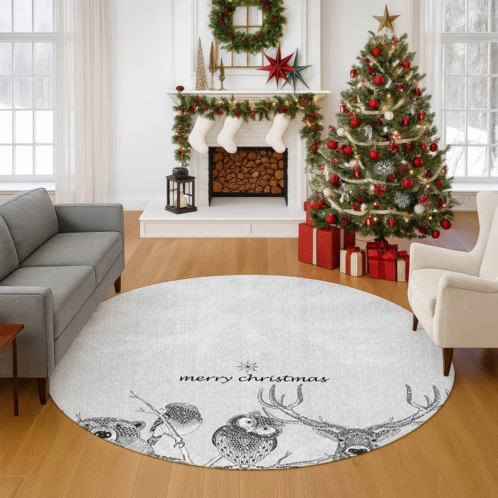 Dalyn Merry & Bright Gray MY10 8ft. x 8ft. Rug