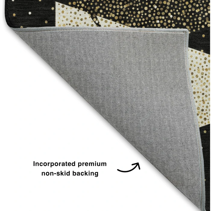 Dalyn Merry & Bright Black MY11 10ft. x 14ft. Rug