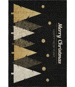 Dalyn Merry & Bright Black MY11 10ft. x 14ft. Rug