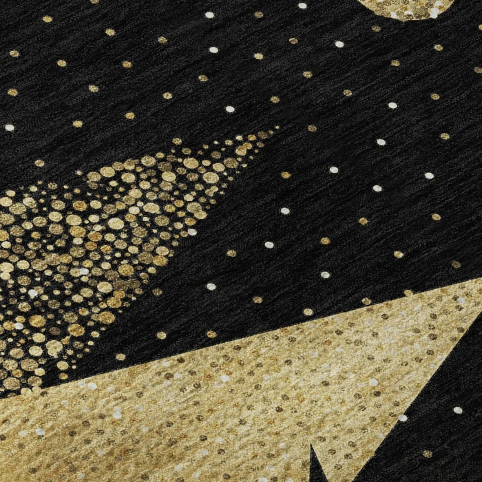 Dalyn Merry & Bright Black MY11 10ft. x 14ft. Rug