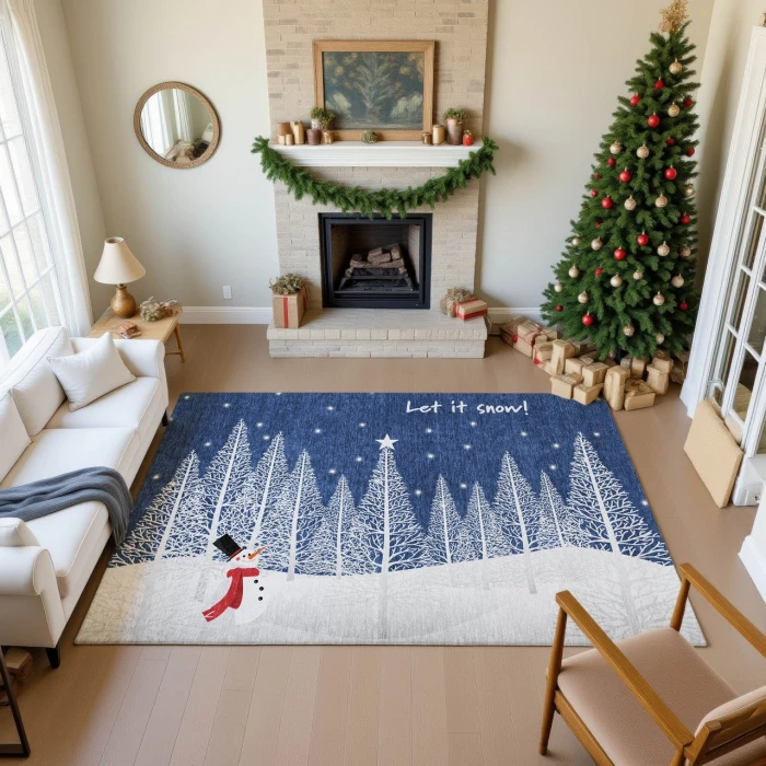 Dalyn Merry & Bright Blue MY12 3ft. x 5ft. Rug
