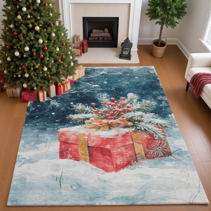 Dalyn Merry & Bright Blue MY13 2ft.6in. x 3ft.10in. Rug