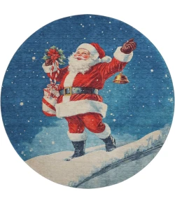 Dalyn Merry & Bright Blue MY15 8ft. x 8ft. Rug