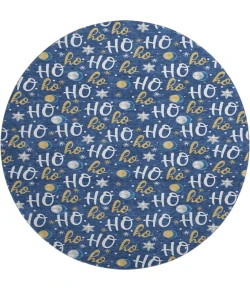 Dalyn Merry & Bright Blue MY18 8ft. x 8ft. Rug
