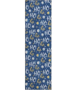 Dalyn Merry & Bright Blue MY18 2ft.3in. x 7ft.6in. Rug