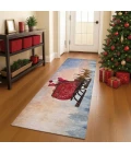 Dalyn Merry & Bright Blue MY1 2ft.3in. x 7ft.6in. Rug
