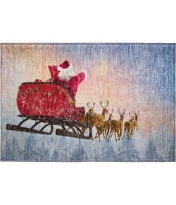 Dalyn Merry & Bright Blue MY1 1ft.8in. x 2ft.6in. Rug