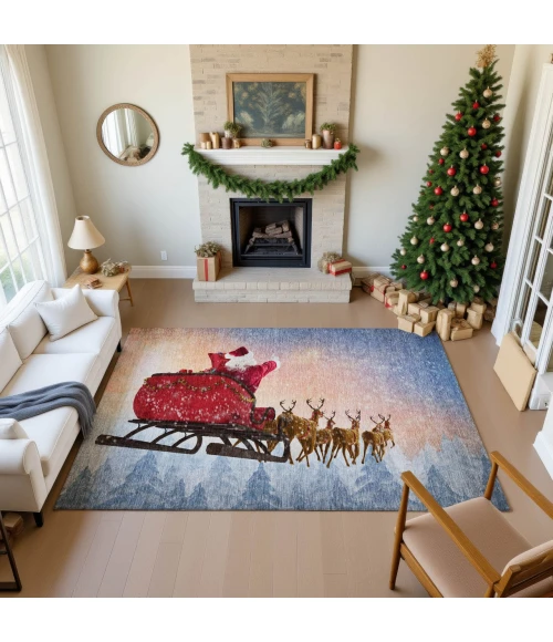 Dalyn Merry & Bright Blue MY1 3ft. x 5ft. Rug