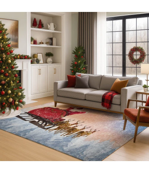 Dalyn Merry & Bright Blue MY1 3ft. x 5ft. Rug