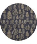 Dalyn Merry & Bright Black MY21 8ft. x 8ft. Rug