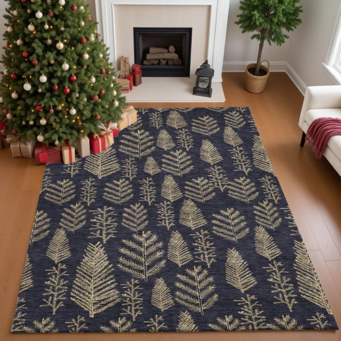 Dalyn Merry & Bright Black MY21 2ft.6in. x 3ft.10in. Rug