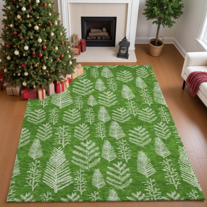 Dalyn Merry & Bright Green MY21 9ft. x 12ft. Rug