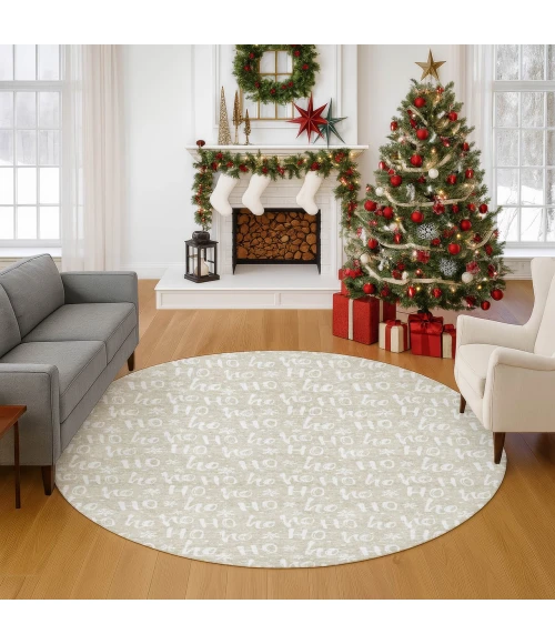 Dalyn Merry & Bright Brown MY22 8ft. x 8ft. Rug