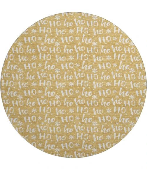 Dalyn Merry & Bright Gold MY22 8ft. x 8ft. Rug