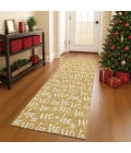Dalyn Merry & Bright Gold MY22 2ft.3in. x 7ft.6in. Rug