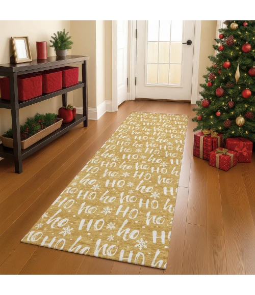 Dalyn Merry & Bright Gold MY22 2ft.3in. x 7ft.6in. Rug