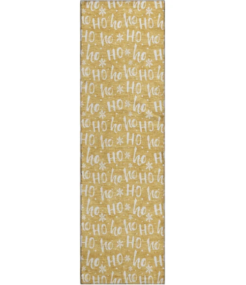 Dalyn Merry & Bright Gold MY22 2ft.3in. x 7ft.6in. Rug