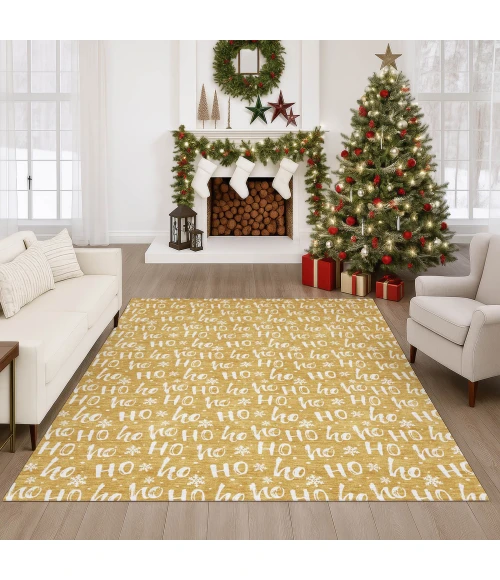 Dalyn Merry & Bright Gold MY22 8ft. x 10ft. Rug