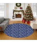 Dalyn Merry & Bright Blue MY22 8ft. x 8ft. Rug