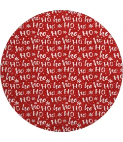 Dalyn Merry & Bright Red MY22 8ft. x 8ft. Rug