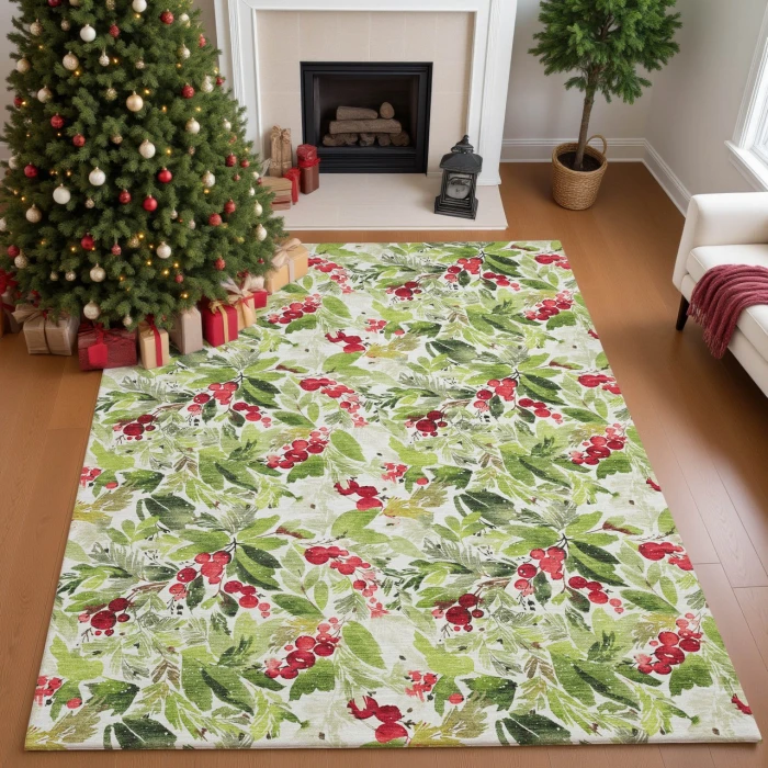 Dalyn Merry & Bright Green MY24 2ft.6in. x 3ft.10in. Rug
