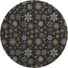Dalyn Merry & Bright Black MY25 8ft. x 8ft. Rug
