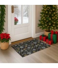 Dalyn Merry & Bright Black MY25 1ft.8in. x 2ft.6in. Rug