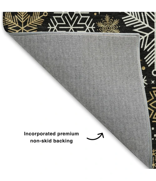 Dalyn Merry & Bright Black MY25 8ft. x 10ft. Rug