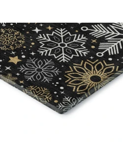 Dalyn Merry & Bright Black MY25 8ft. x 10ft. Rug