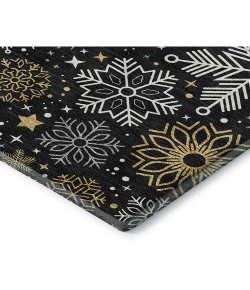 Dalyn Merry & Bright Black MY25 8ft. x 10ft. Rug