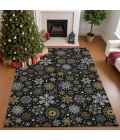 Dalyn Merry & Bright Black MY25 8ft. x 10ft. Rug