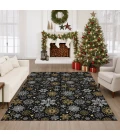 Dalyn Merry & Bright Black MY25 8ft. x 10ft. Rug
