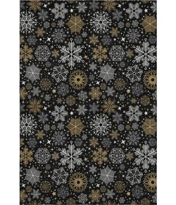 Dalyn Merry & Bright Black MY25 8ft. x 10ft. Rug