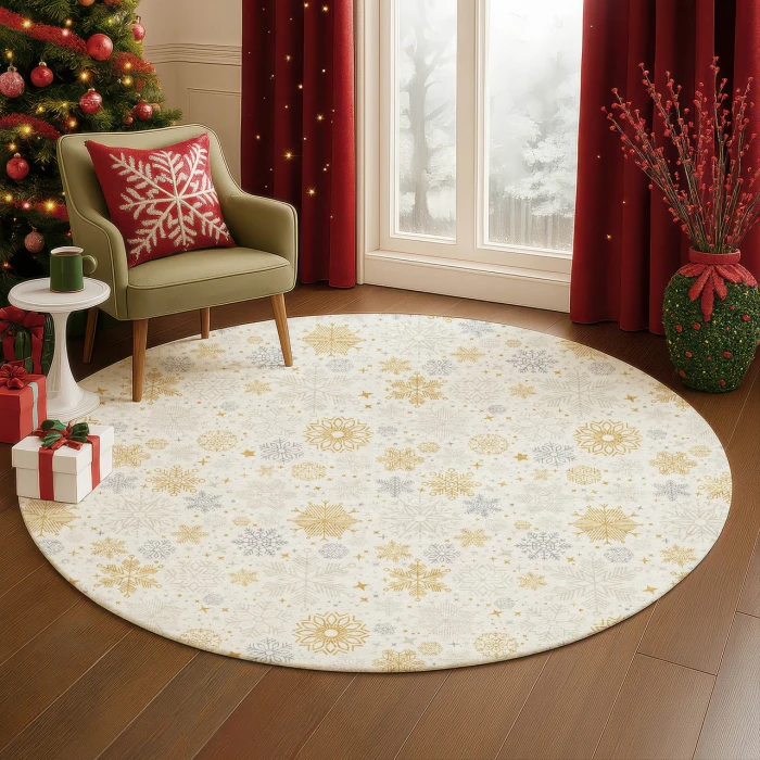 Dalyn Merry & Bright Ivory MY25 8ft. x 8ft. Rug