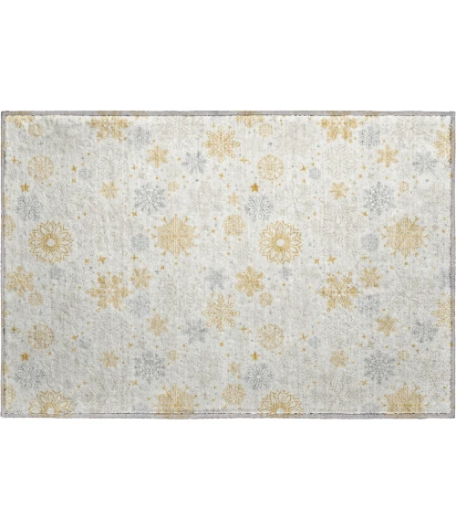 Dalyn Merry & Bright Ivory MY25 1ft.8in. x 2ft.6in. Rug