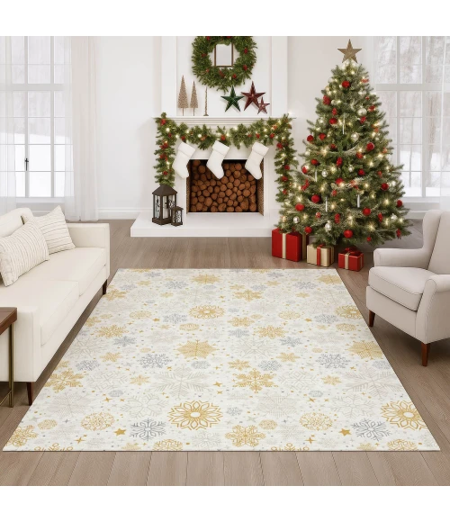 Dalyn Merry & Bright Ivory MY25 8ft. x 10ft. Rug